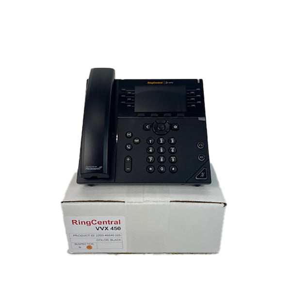 Polycom VVX 450 Gigabit IP Phone (2200-48840-025) Ring Central