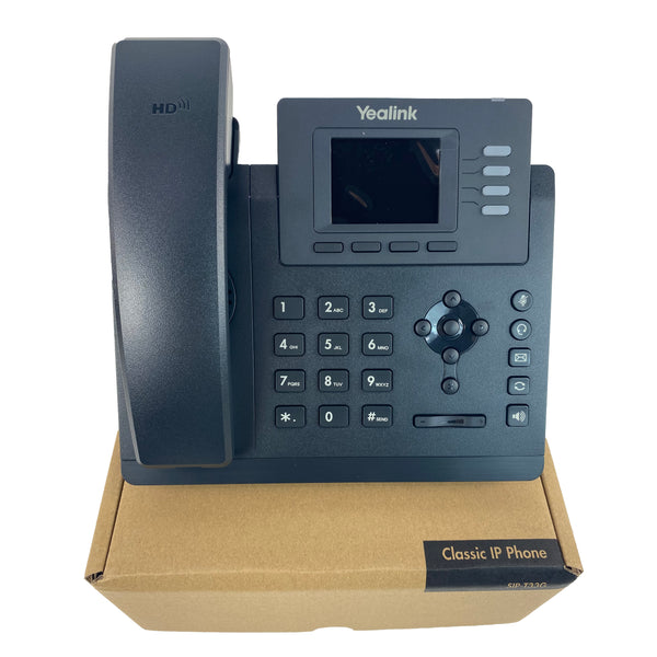 Yealink SIP-T33G IP Phone - 4-Line Gigabit VoIP Phone With POE & Power Adapter