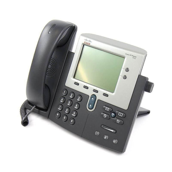 その他 Cisco Unified IP Phone 7942G - VoIP-Telefon - SCCP, SIP - Silber, Dunkelgrau Cisco 7942G Unified IP Phone (CP-7942G) – Atlas Phones