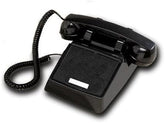 Cortelco 2500 No Dial Desk Phone (Black or Red) (250047-VBA-NDL)