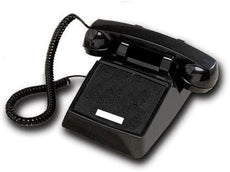 Cortelco 2500 No Dial Desk Phone (Black or Red) (250047-VBA-NDL)