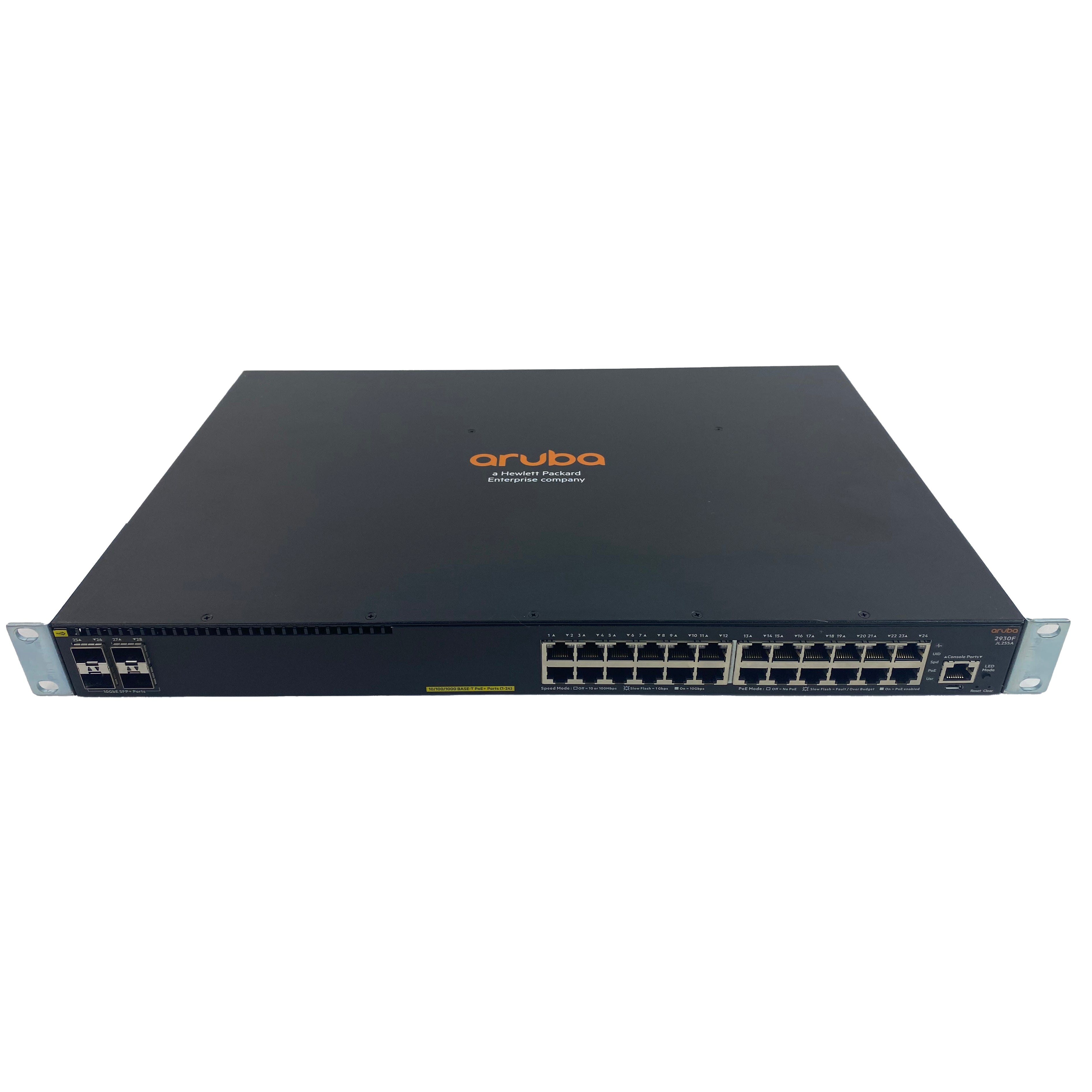 Aruba HPE 2930F 24G PoE+ 4SFP+ Switch (JL255A) – Atlas Phones