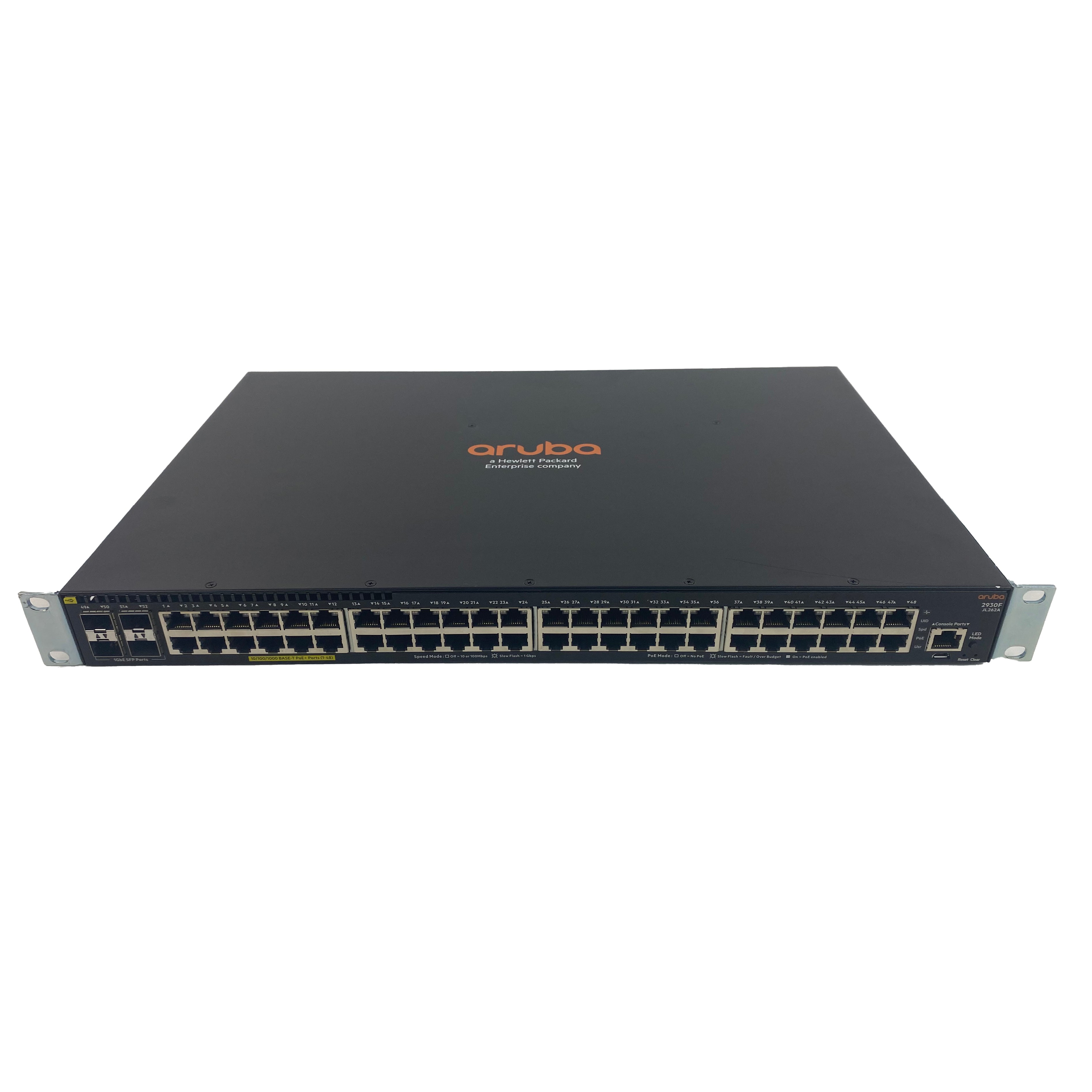 Aruba HPE 2930F 48G PoE+ 4SFP Switch (JL262A) – Atlas Phones