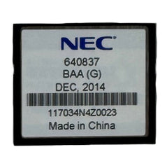 NEC Compact Flash Media 8G with 550 hours of Recording Time (640837)