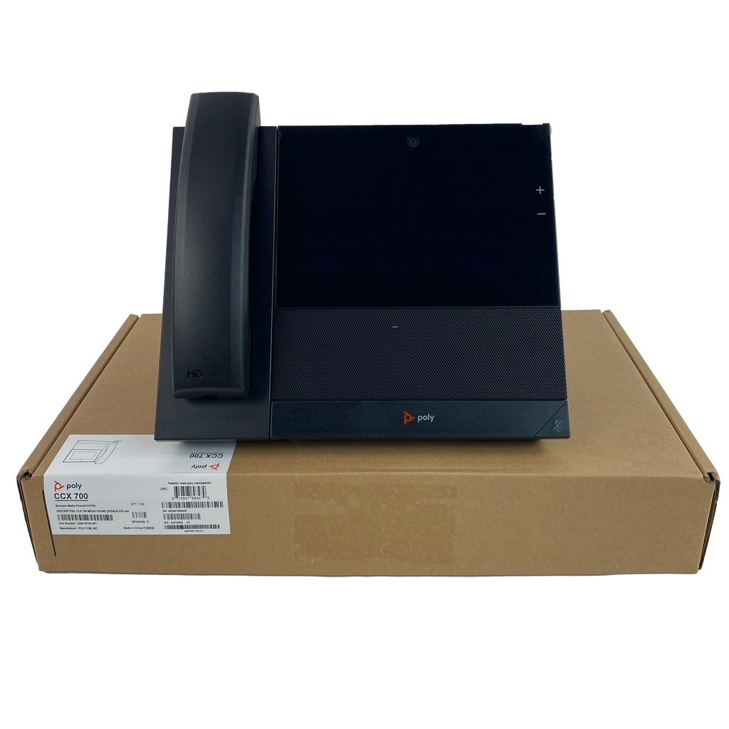 Secure Polycom Phone Polycom CCX 700 VoIP Phone (2200-49250-001) – Atlas Phones