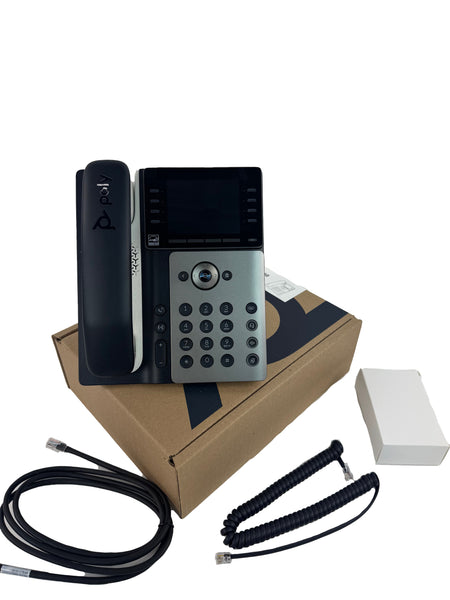 Poly Edge E350 IP Phone & PoE (89B53AA#ABA) with Power Supply – Atlas ...