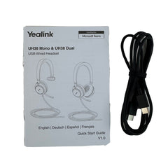 Yealink UH38 Mono USB Wired Headset - UC (USB-C to USB-C)