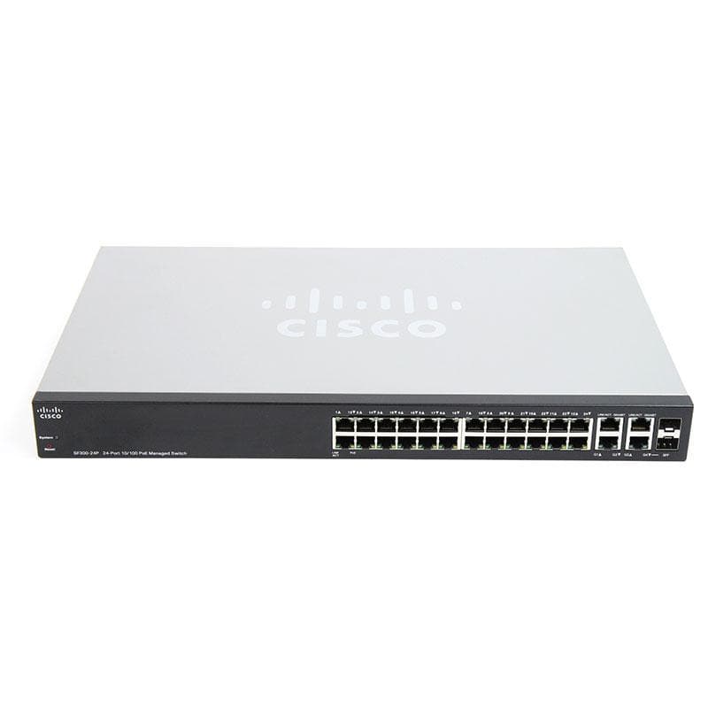 Cisco SF300-24 (SRW224G4-K9-NA) 24-Port 10/100 Managed Switch