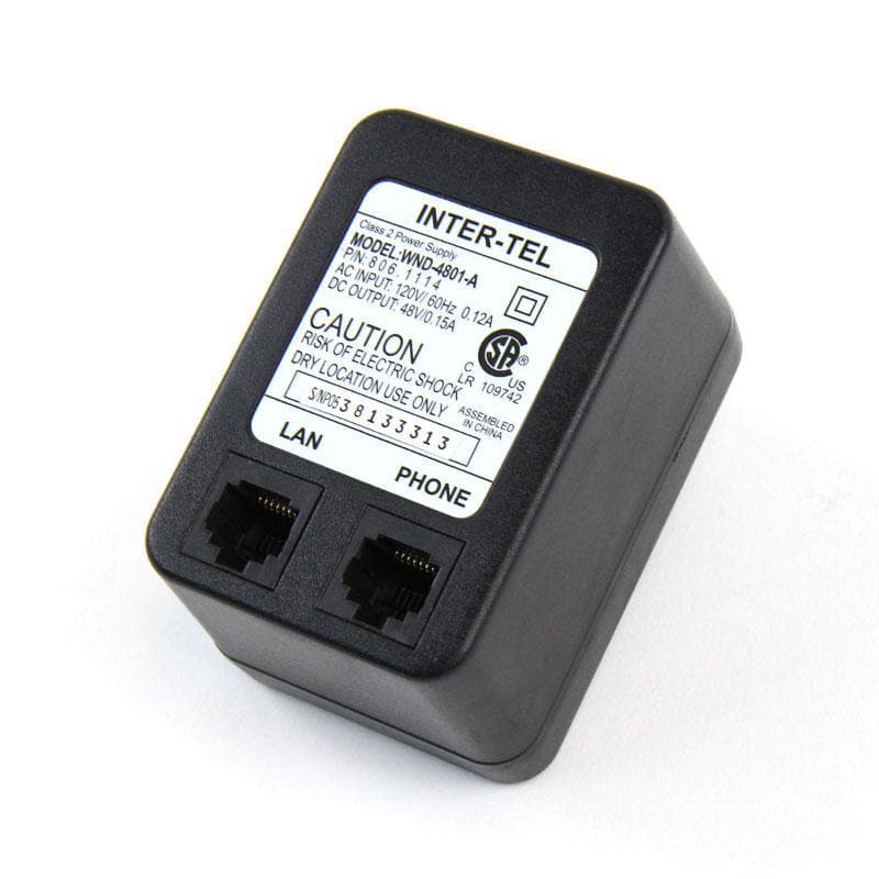 Inter-Tel IP Phone 48V PoE Injector – Atlas Phones