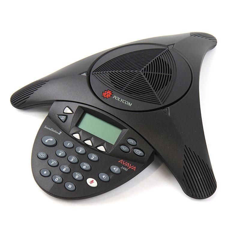 Small Polycom 4690 Polycom SoundStation 2 Avaya 2490 Conference Phone (2305-16375-001 ...