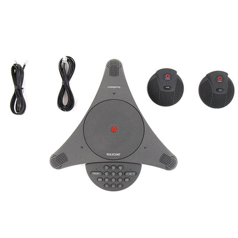 Polycom SoundStation EX Conference Phone w/ Mics (2200-00696-001 ...