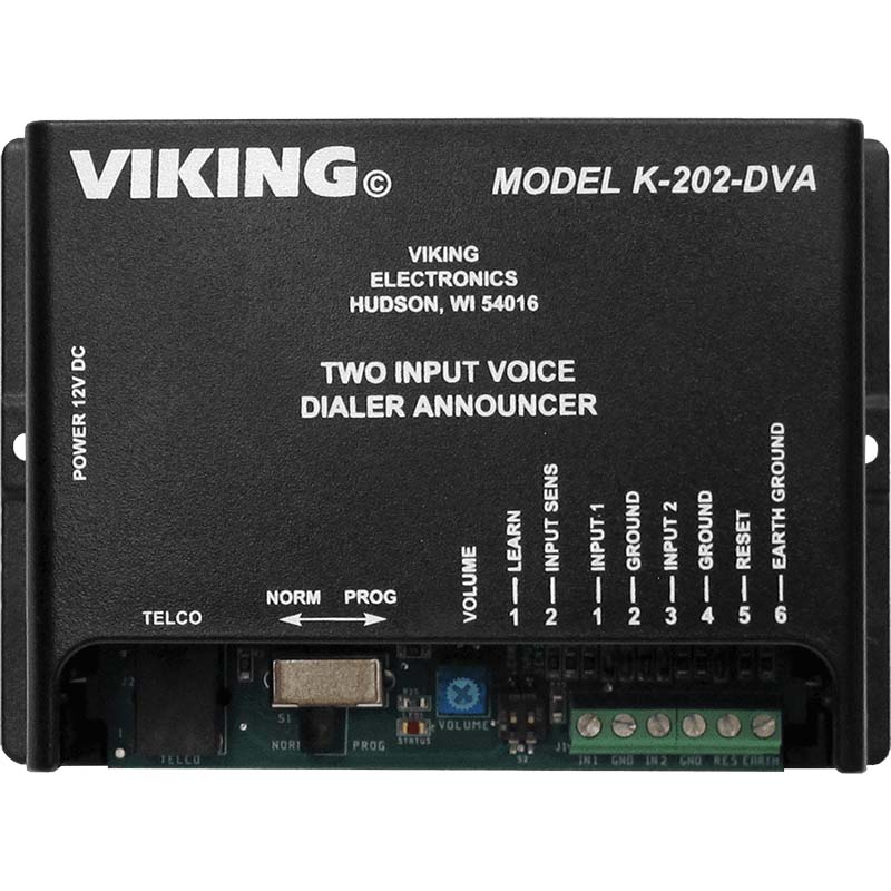 Viking K-202-DVA Two Input Voice Dialer / Announcer