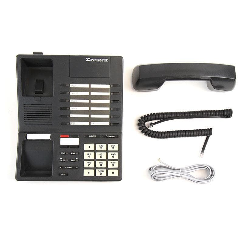 thumbnail image 2 of Refurbished Inter-tel Axxess 550.4100 Large Display Desk Phone - Charcoal 2 of 6