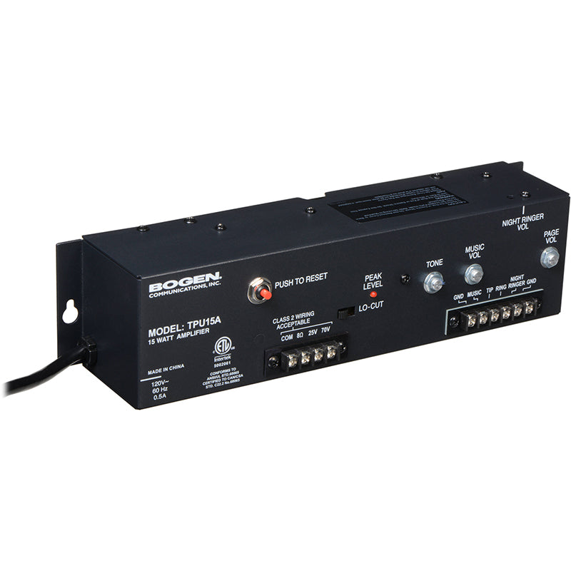 Bogen TPU15A Telephone Paging Amplifier – Atlas Phones