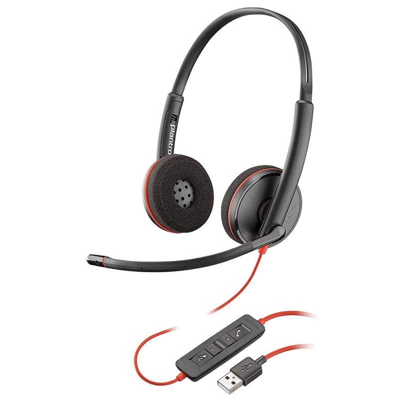 Imponerende Sølv Middelhavet Plantronics Blackwire C3220 USB-A Headset (209745-101) – Atlas Phones