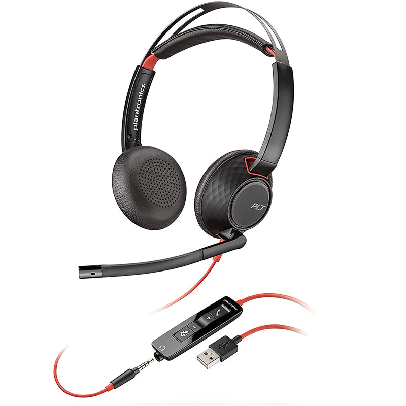 Plantronics Blackwire C5220 USB-A Stereo Headset (207576-03)
