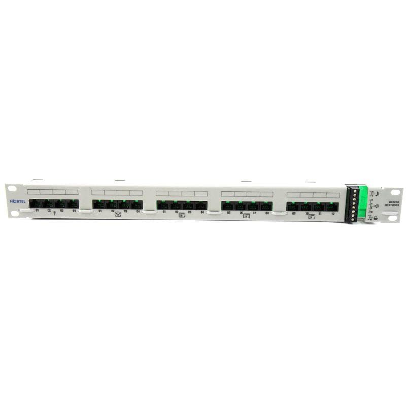Nortel BCM50 Rack Mount Patch Panel (NTAT0103) – Atlas Phones