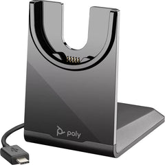 Poly Voyager 4320 Series UC Bluetooth Headset (218476-02) With Charging Stand